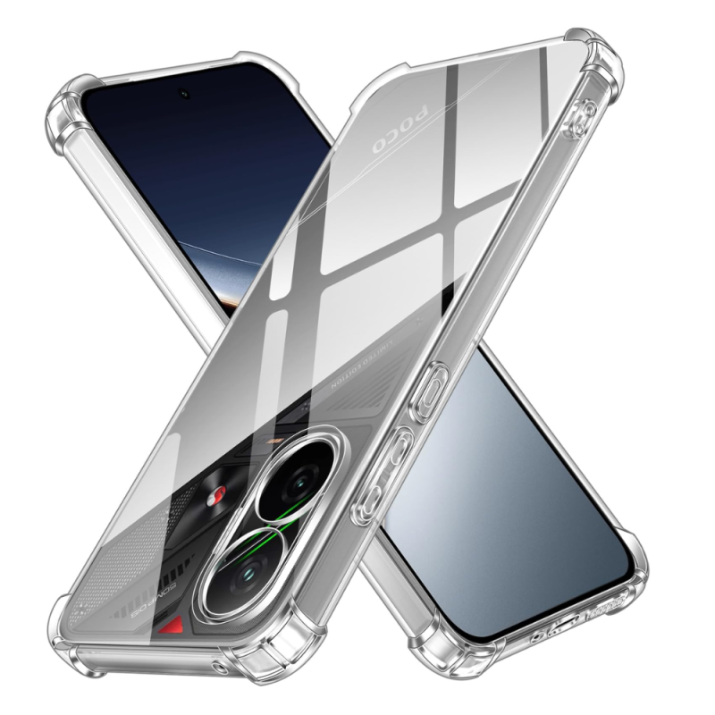 Coque de Protection renforcée en Silicone Pour Xiaomi POCO- Transparante — Accessoire · Smarty Paris 18e